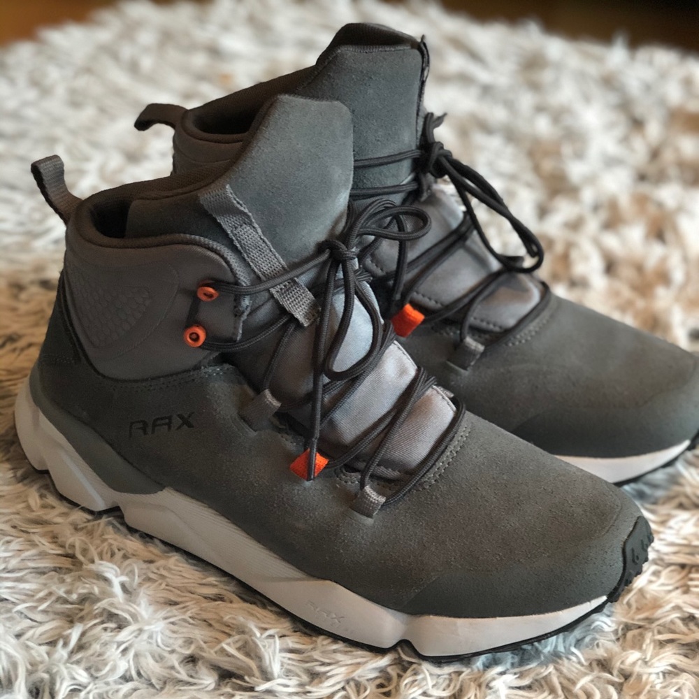 Gray Nubuck Hiking Boot